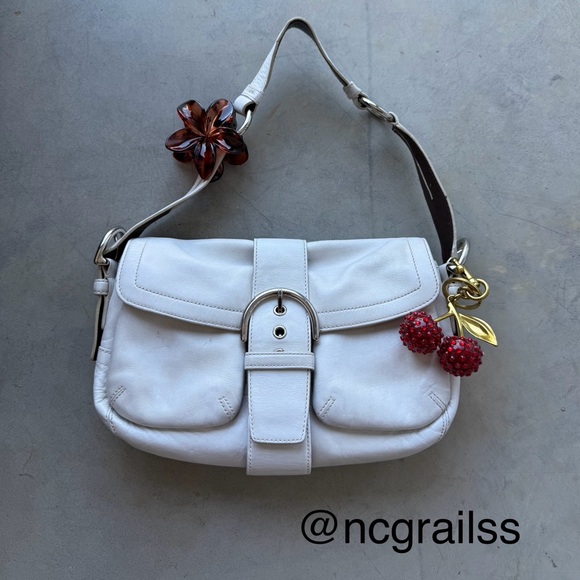 Vintage coach leather bag - Picture 1 of 6